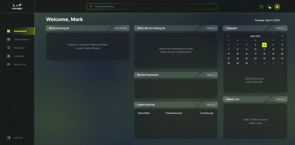 a managerdashboard
