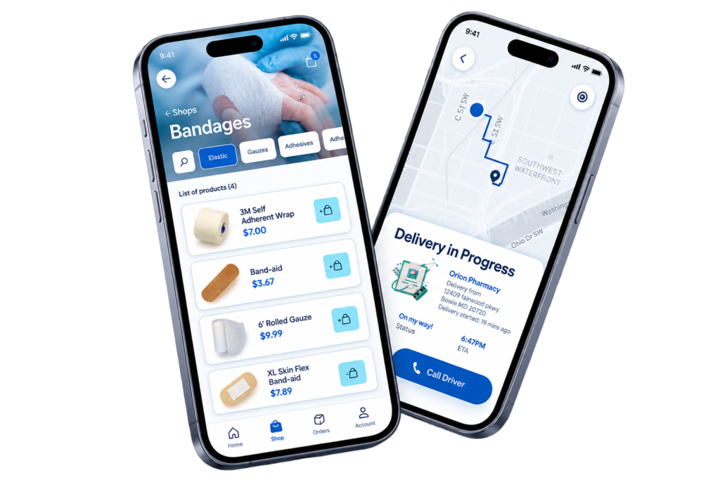 Portfolio Orion Pharmacy - mockup2
